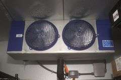 2023 Amerikooler 8' x 8' x 104" tall aluminum and foam walkin freezer with diamond plate floor with ramp - Bohn 2 fan evap - 3 phase compressor - fabulous unit - amazing unit - located in basement