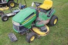 John Deer LA105 riding lawn mower with 42" mower deck - AS IS - buyer to view