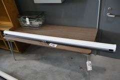 Draper 84" pull down projection screen