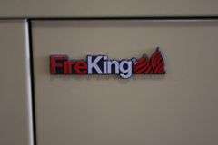 Fire King 4 drawer fire proof letter file cabinet - no key