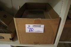 Case of BRP Box Shops 14" x 10" x 1 1/4" simplex bases with lids