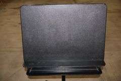 Times 12 - Wenger metal framed poly music stands with cart