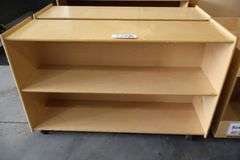 Times 2 - 48" wide x 30" tall x  14" deep wood portable bookcases