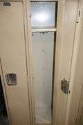 72" x 60" tall x 12" deep metal 6 bay locker system