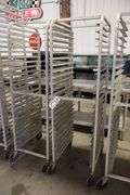 Times 2 - Advance Tabco PR20-3W portable aluminum sheet pan racks