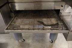 Stack of Middleby Marshall WOW PS670G portable gas conveyor pizza ovens with digital controls & 32" wide conveyors