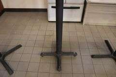 Times 3 - 36" x 36" stand up bar tables with dura edge