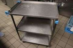 Lakeside 16" x 24" stainless bussing cart
