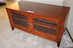 24" x 50" wood framed TV stand