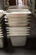 Times 16 - 1/6 x 6 stainless inset with lids