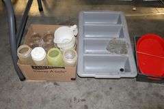 All to go - Silverware bus tube, measuring cups, food baskets, & inset pans