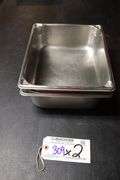 Times 2 - 1/2 x 4 stainless insets with no lids