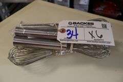Times 6 - Pinch WWP-10 stainless 10" whips