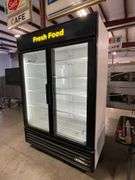 True GDM-49 portable glass 2 door merchandising cooler - nice condition
