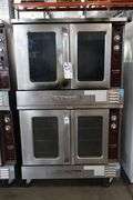 Stack of Southbend Silver Star Series gas portable convection ovens