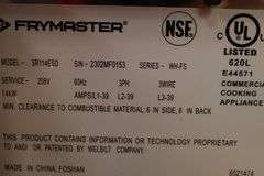 Dean SR114ESD electric 3 phase 40# fryer - barely used!