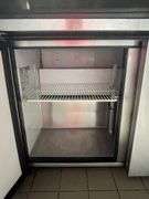 True TUC-48-LP portable 2 door under counter cooler with stainless work top