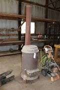 48" tall cast/metal fire place - buyer to view