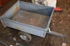 30" x 40" metal pull behind lawn wagon