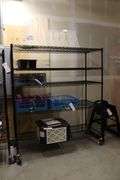 Times 2 - 24" x 60" and 24" x 72" black coated portable racks