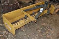 72"Land Pride 3 point box scraper, missing 2 shanks