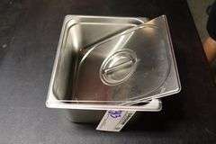 1/2 x 6 stainless inset with lid