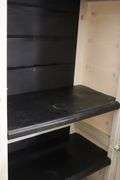 Times 2 - 18" x 30" x 70" tall 2 door cabinet and Suncrest poly bin