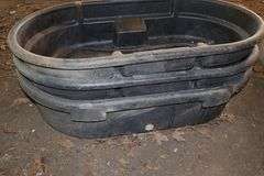 Times 3 - Rubbermaid 50 gallon poly troughs