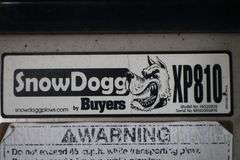 Snow Dogg XP810 stainless snow plow - hydraulic side extension from 8' to 10'