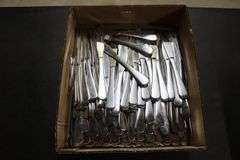 Times 10 dozen - heavy duty knives - matches forks