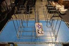 Times 2 - Chrome coated pizza pan organizers