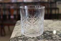 Times 40 - cut glass rocks glasses