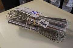 Times 6 - Pinch WWP-10 stainless 10" whips