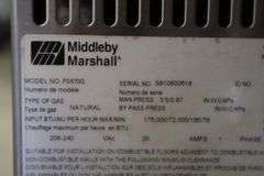Stack of Middleby Marshall WOW PS670G portable gas conveyor pizza ovens with digital controls & 32" wide conveyors