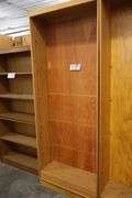 Times 2 - 32" wide x 84" tall x 12" wood book cases