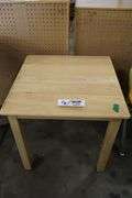 24" x 24" x 23" tall maple wood child's table