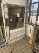 18" x 48" chrome portable rack