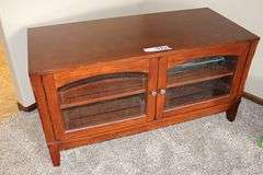 24" x 50" wood framed TV stand