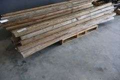 All to go - Treated landscape lumber - most are 96" - some are warped