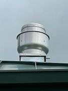 Accurex 54" x 72" stainless baking hood with exhaust fan - has manufacture tag - buyer to remove exhaust fan from roof - seller with cap the hole