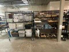 Times 2 - 24" x 60" and 24" x 72" black coated portable racks