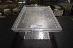 18" x 26" acrylic salad crisper insert pan only with lid