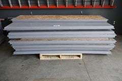 Pallet of 2.5" thick grey gym wall padding - 96" tall