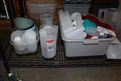 Bottom shelf to go - Tupperware and plastic related containers