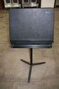 Times 12 - Wenger metal framed poly music stands with cart