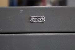 Times 2 - Hon 4 drawer metal letter file cabinets - no keys
