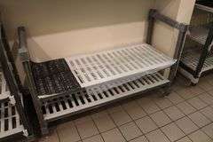 18" x 48" 2 shelf poly rack