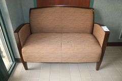 48" padded entrance bench - tweed