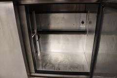 True TUC-48-LP portable 2 door under counter cooler with stainless work top