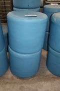 Times 4 - Hon 18" round x 16" tall blue vinyl stools - showing some stains - buyer to view